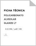 FT Policarbonato Alveolar Glanze LT